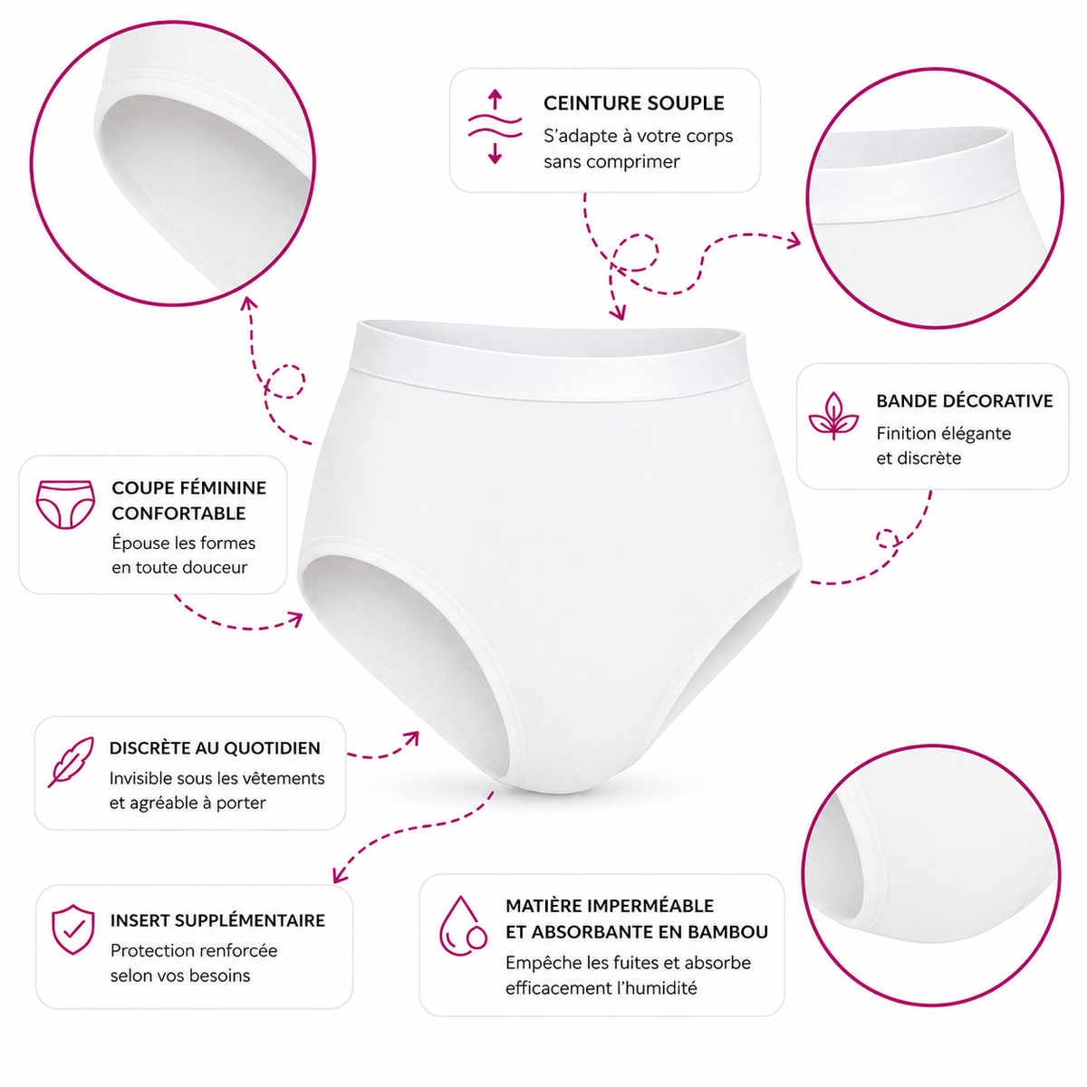Pack Autonomie X10  BLANC pour FEMME Qova